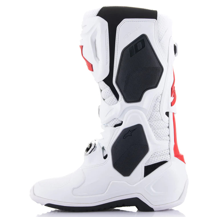 Crosstøvler Alpinestars Tech 10 Supervented Hvit - Lys Rød