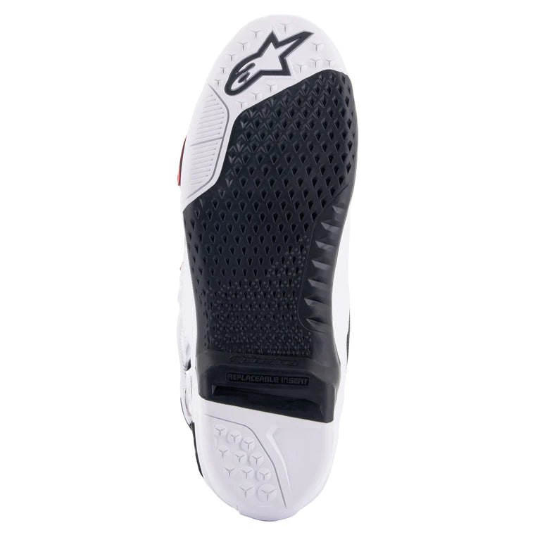 Crosstøvler Alpinestars Tech 10 Supervented Hvit - Lys Rød
