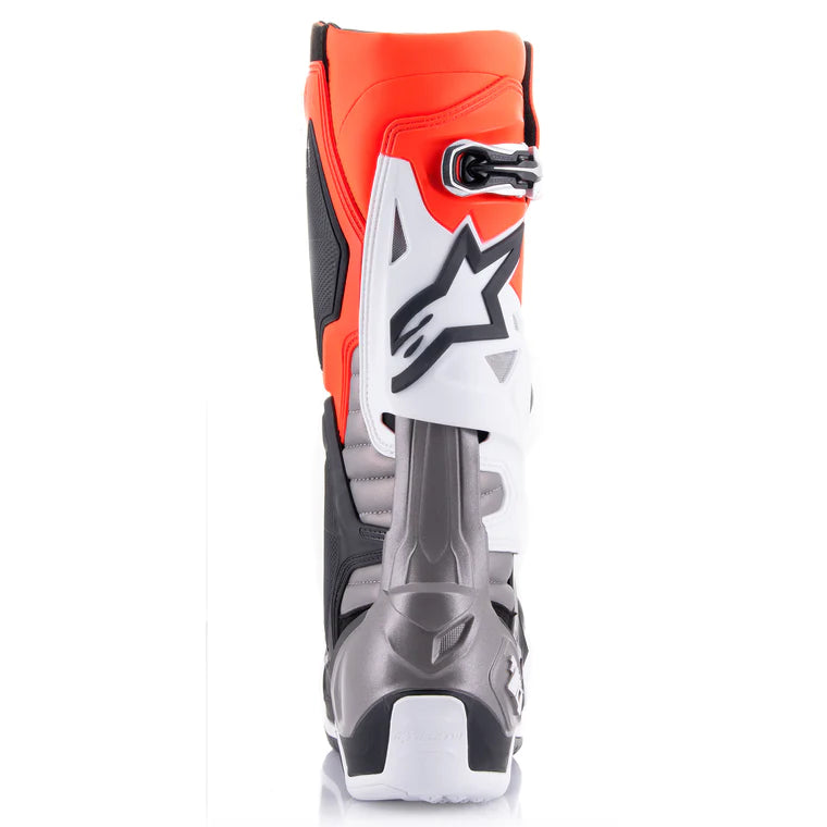 Crosstøvler Alpinestars Tech 10 Svart - Rød - Oransje - Hvit