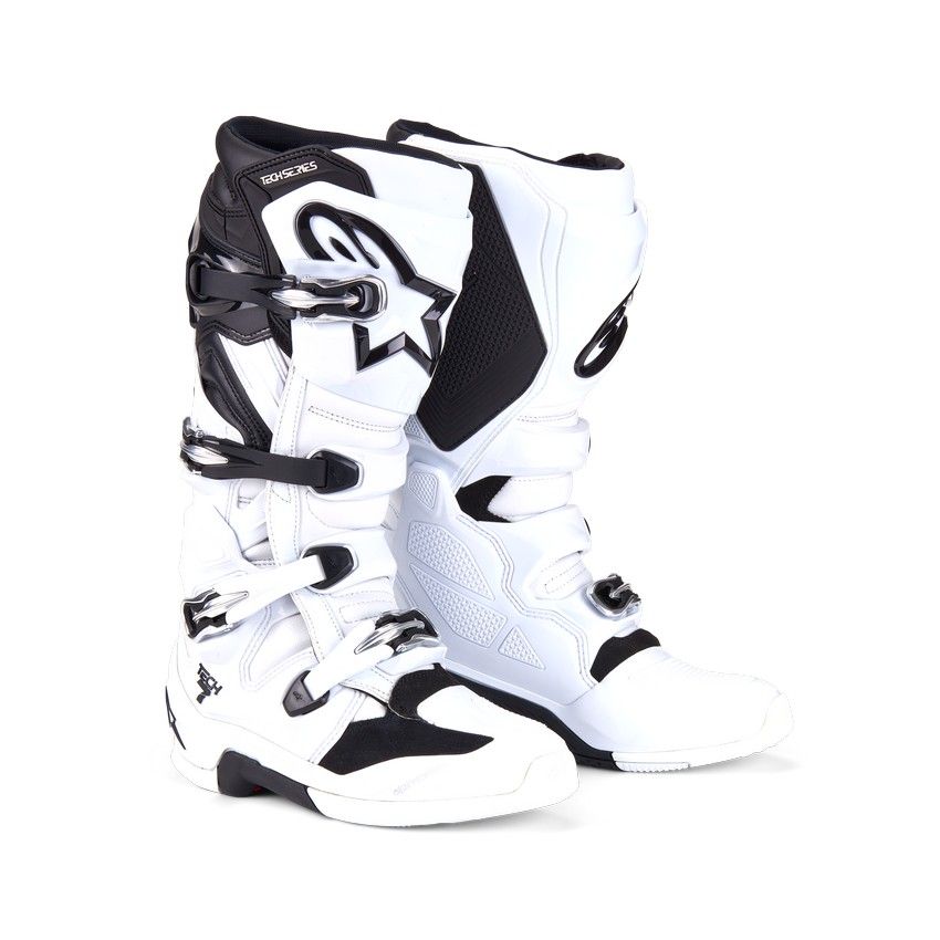 Crosstøvler Alpinestars Tech 7 Svart - Hvit