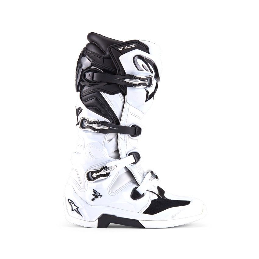 Crosstøvler Alpinestars Tech 7 Svart - Hvit