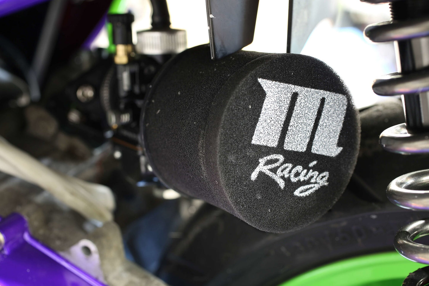 MotoForce Racing Luftfilter - 19-30mm forgasser - Svart
