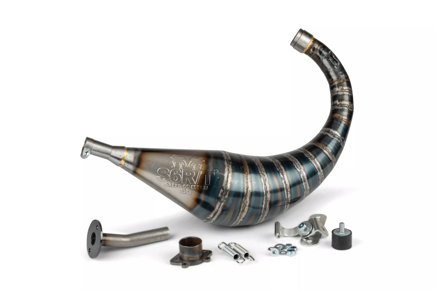Stage6 R/T - 70-80cc Eksosanlegg - Svart - Derbi