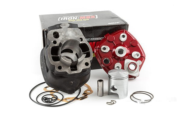 MVT Sylinderkit Iron Max - Minarelli AM6, rød, mvt