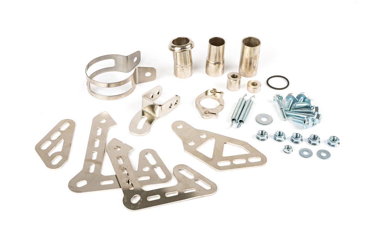 Stage 6 Streetrace 50-70cc Underbody, Chrome - Svart - AM6 / Derbi