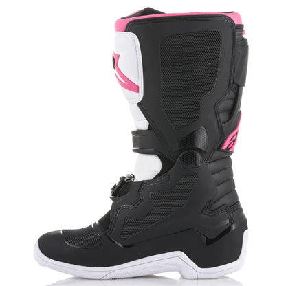 Crosstøvler Alpinestars Stella Tech 3 Svart - Hvit - Rosa