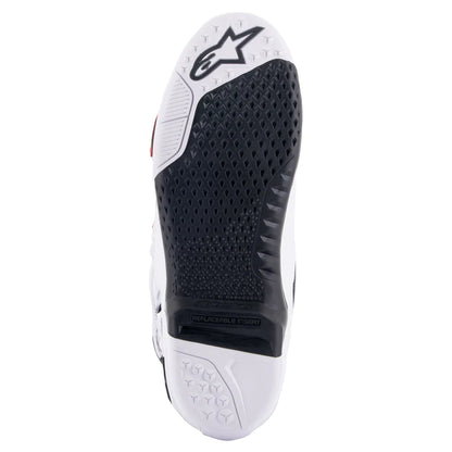 Crosstøvler Alpinestars Tech 10 Supervented Hvit - Lys Rød