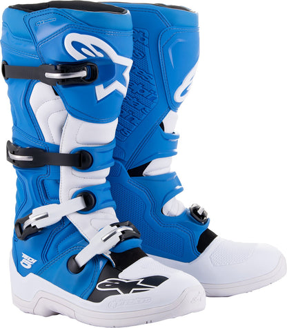 Crosstøvler Alpinestars Tech 5 Blå - Hvit
