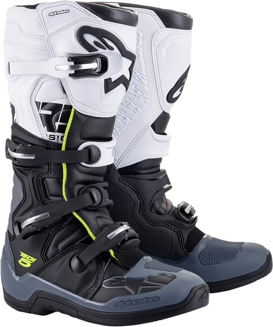 Crosstøvler Alpinestars Tech 5 Svart-Grå-Hvit