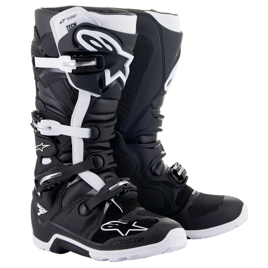 Enduro Støvler Alpinestars Tech 7 Svart - Hvit