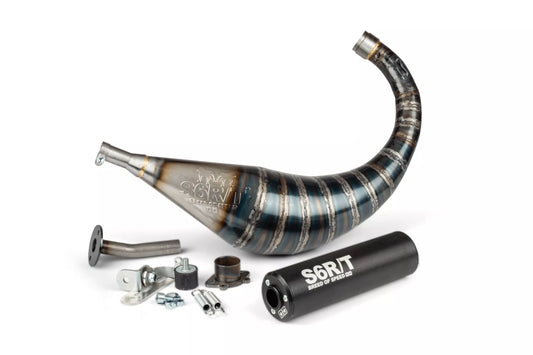 Stage6 R/T - 70-80cc Eksosanlegg - Svart - Derbi